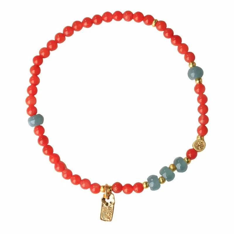 【鸿运当头】 指尖瑰宝 柿柿如意吉祥平安好运暴富吉星高照时来运转招财进宝好运连连新中式国潮手链#好运天然 玛瑙 手串 男女同款情侣款