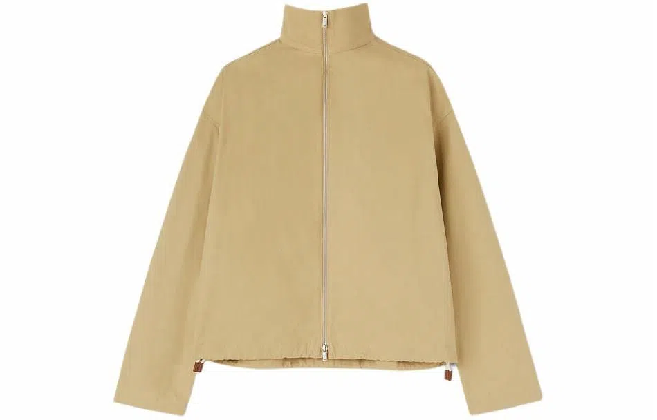 JIL SANDER OrganiCotton Blouson Jacket With Embossed