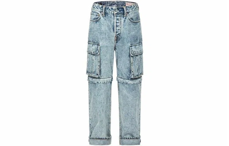 EVISU Wide Leg Jeans