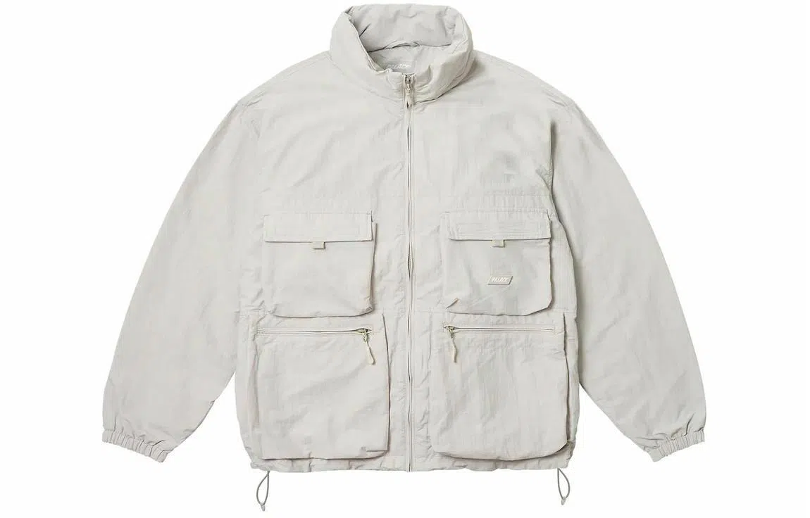 PALACE SS24 BARE LEVELS JACKET ARCTIC GREY