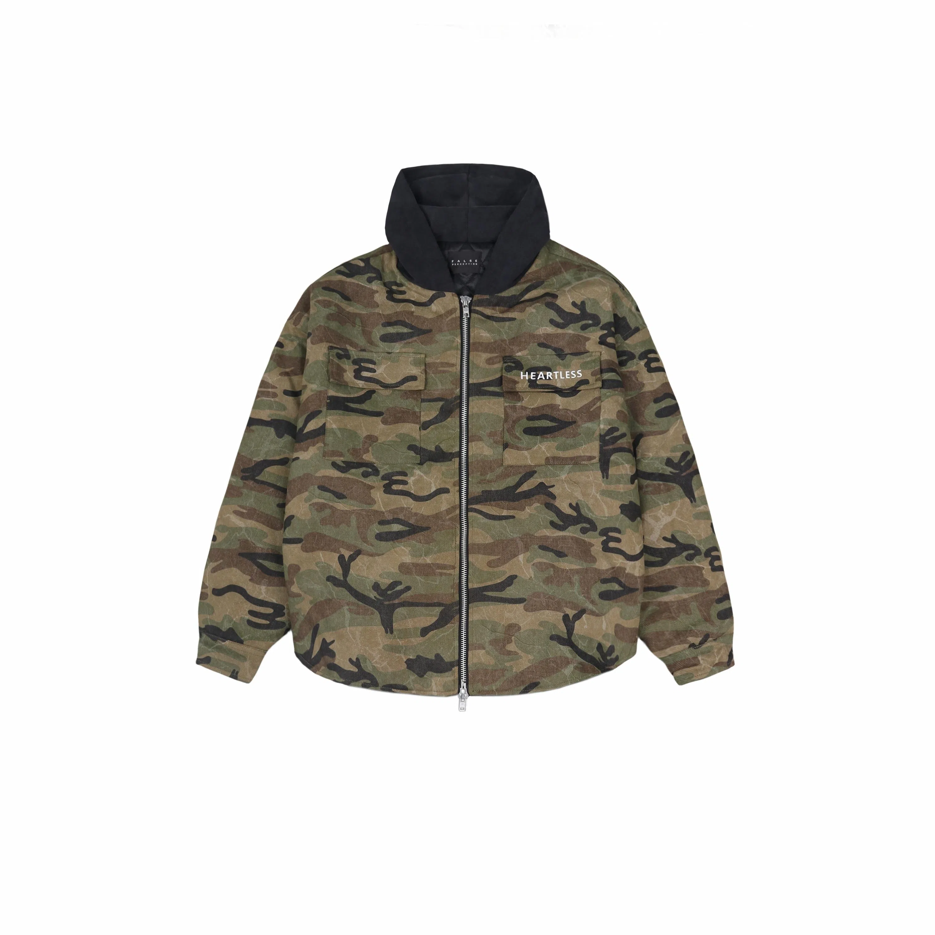 False Perception Heartless Camo Hoodie