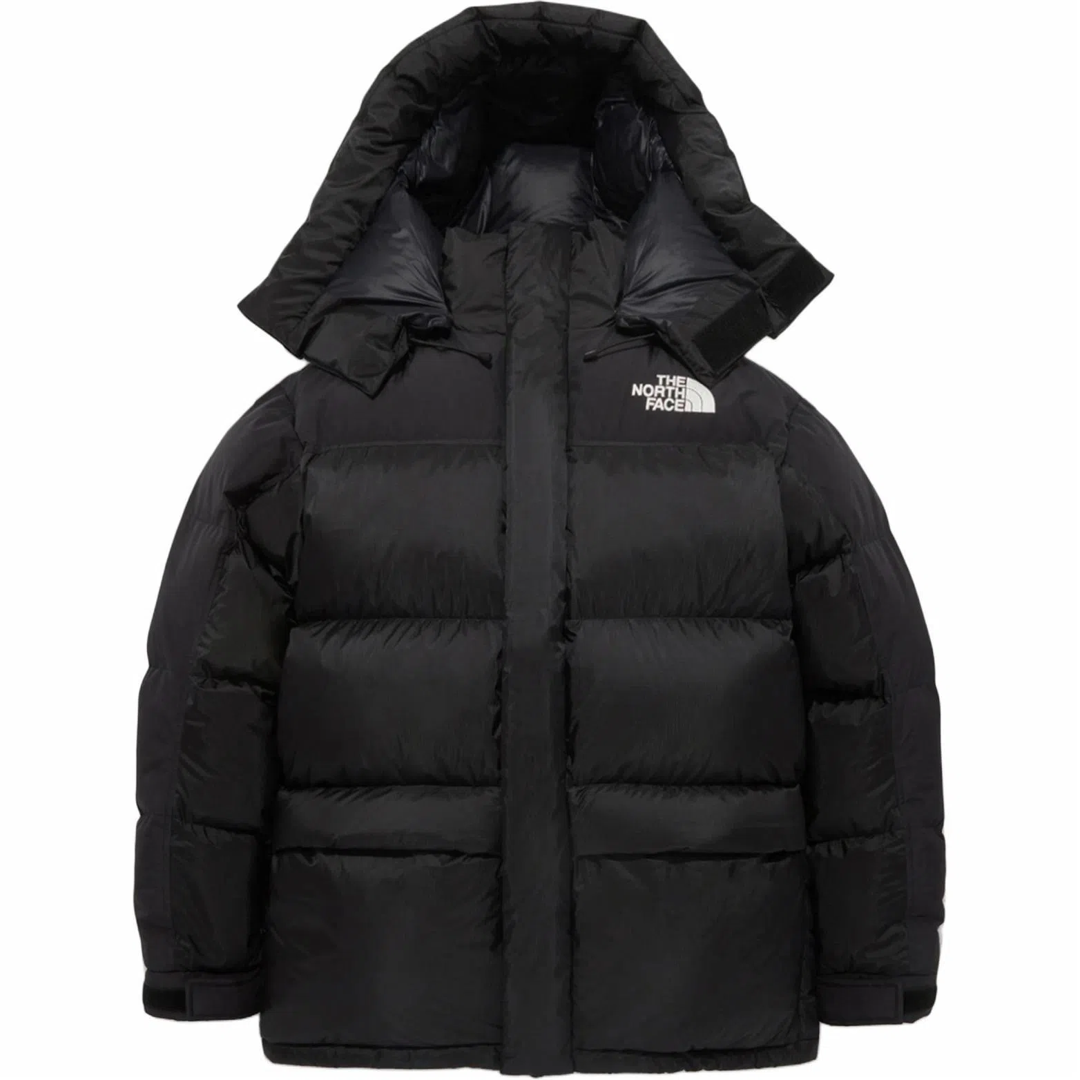 The North Face Logo Hoodie Down Jacket Black