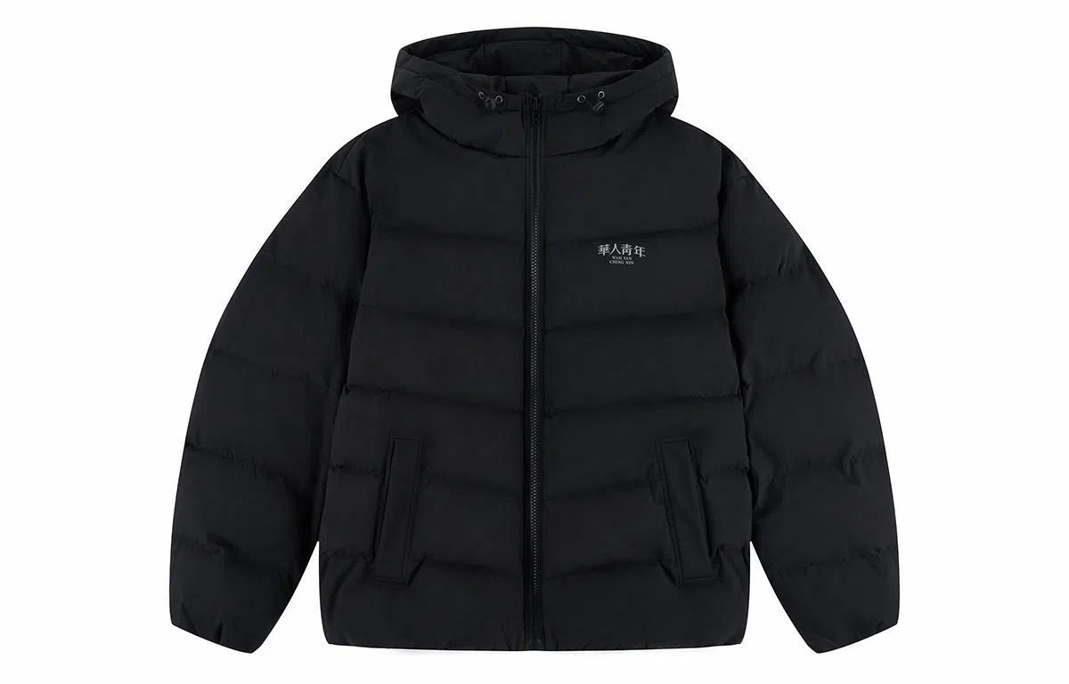 Huaren Youth Basic Logo Series Hoodie Tech Fleece Jacket