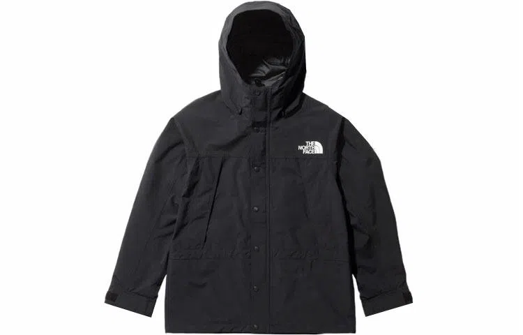 The North Face Logo Hoodie Jacket Black