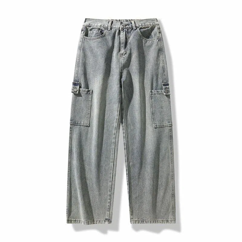 Qingying Retro Wide-Leg Jeans