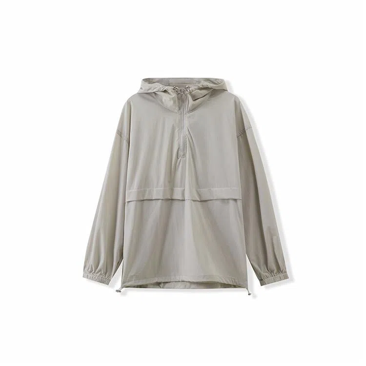 我是大卫 休闲简约薄款防晒连帽夹克外套 男女同款