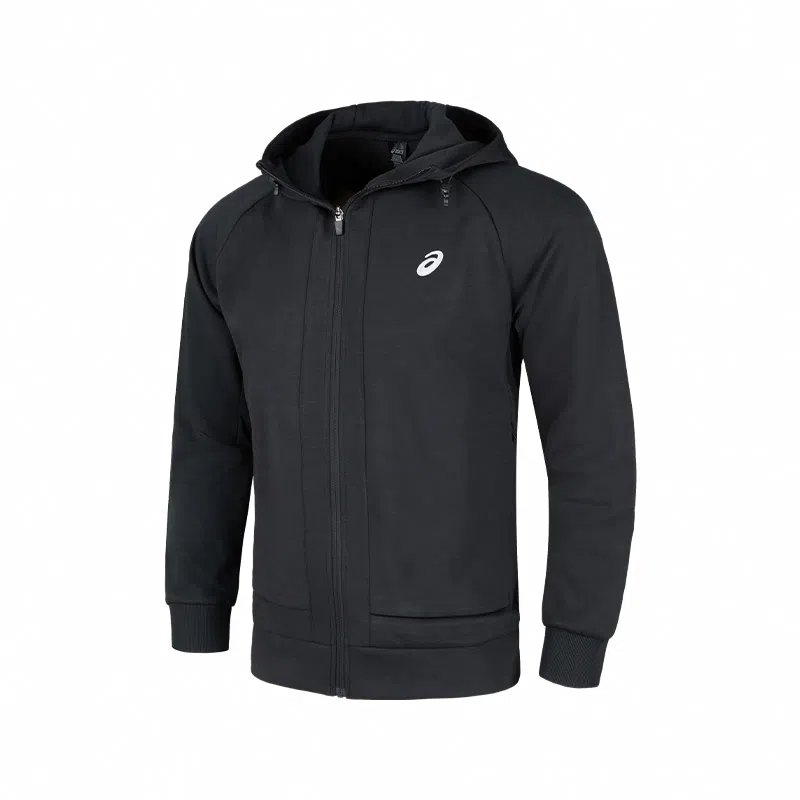 Asics Reflective Quick-Dry Zip Hoodie Black