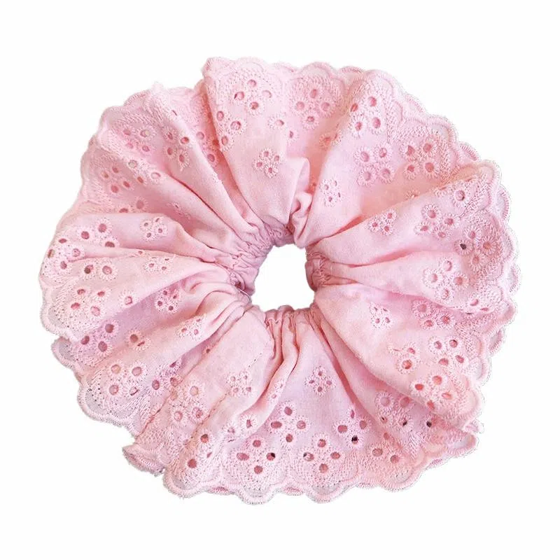 蒙妮 四层甜美蕾丝花边头绳 布艺 发圈 男女同款情侣款