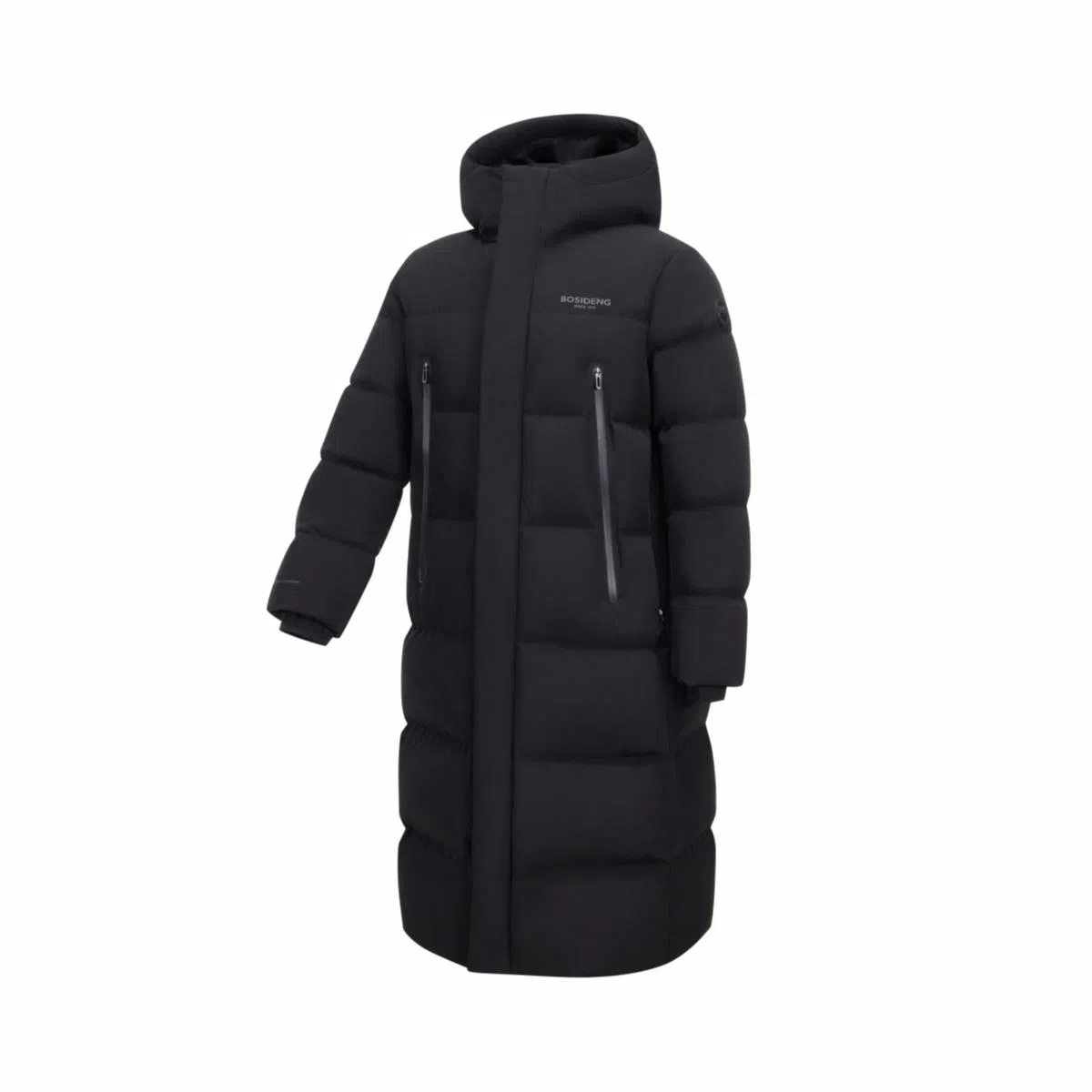 波司登 加厚长款纯色长袖羽绒服 男女同款
