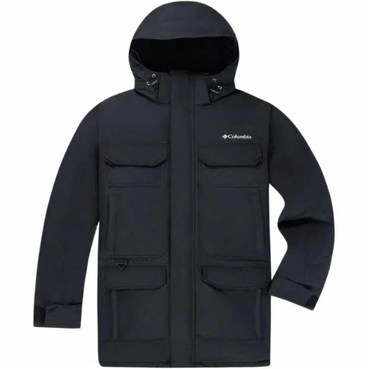 Columbia Omni-Heat Hooded Down Jacket Black