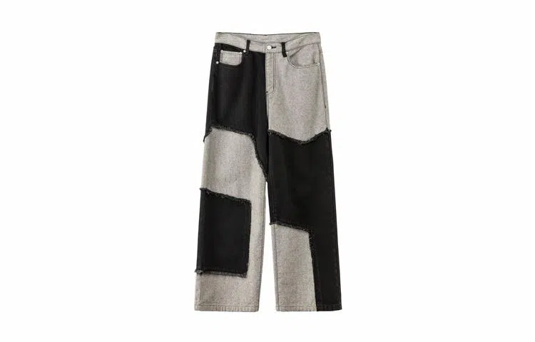 NO ONE ELSE Wide Leg Jeans Black