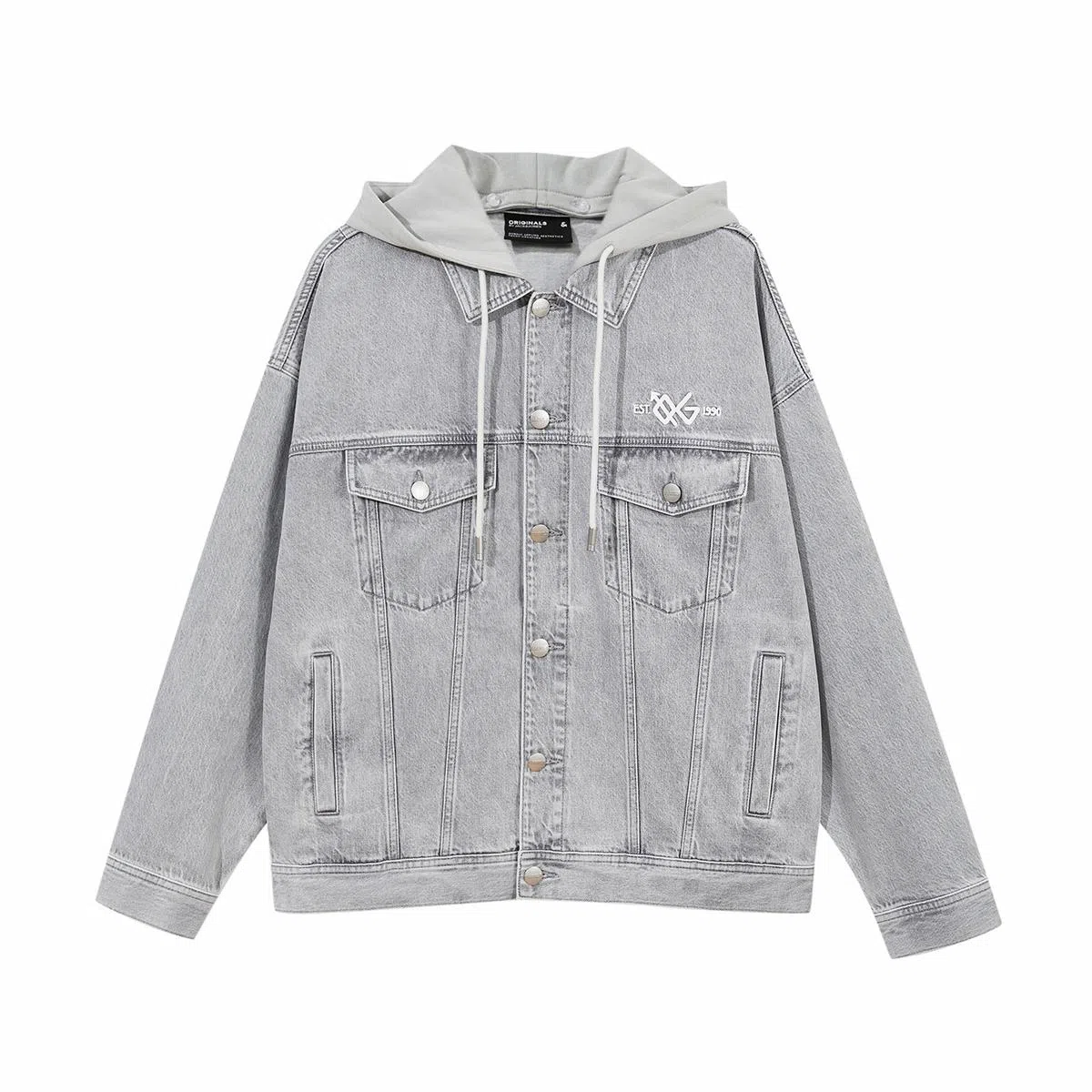 JACK JONES Jacket Light Denim Grey