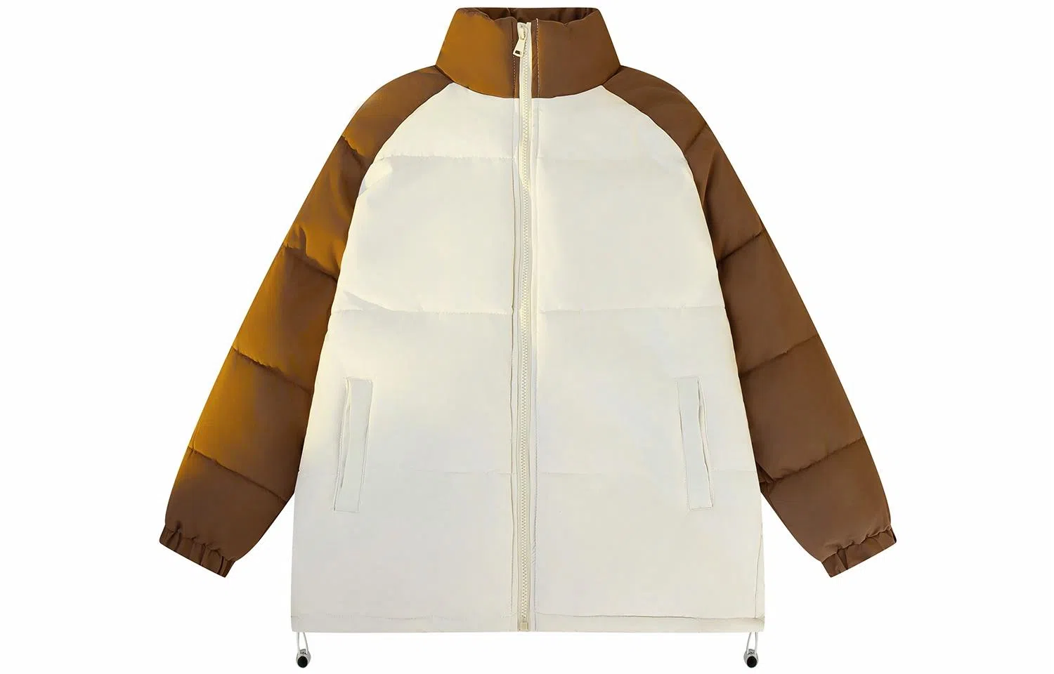 快鱼 日系无性别主义日常通勤简约时尚百搭基础亲肤舒适保暖休闲长袖棉服 男女同款