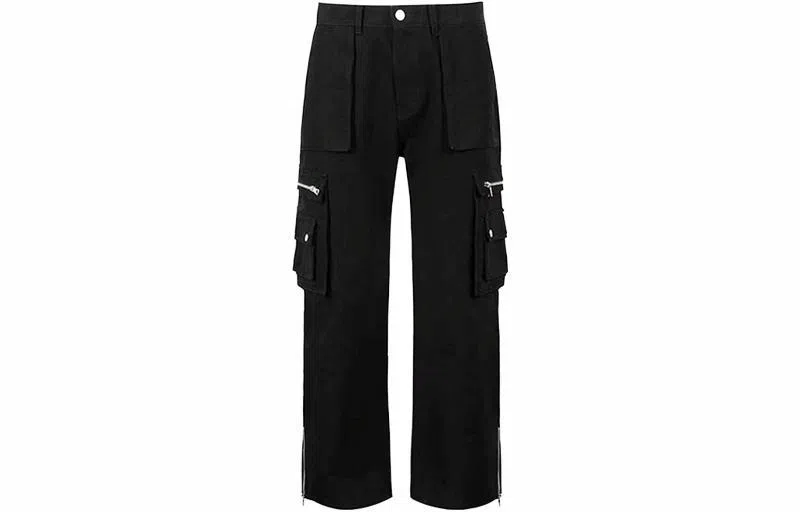 YLDP Cargo Jeans Black