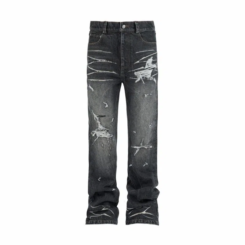 Antidote Worldwide Black Distressed Jeans