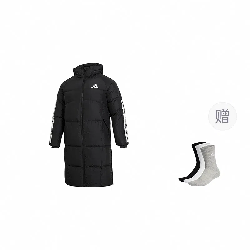 adidas Hooded Down Jacket Black