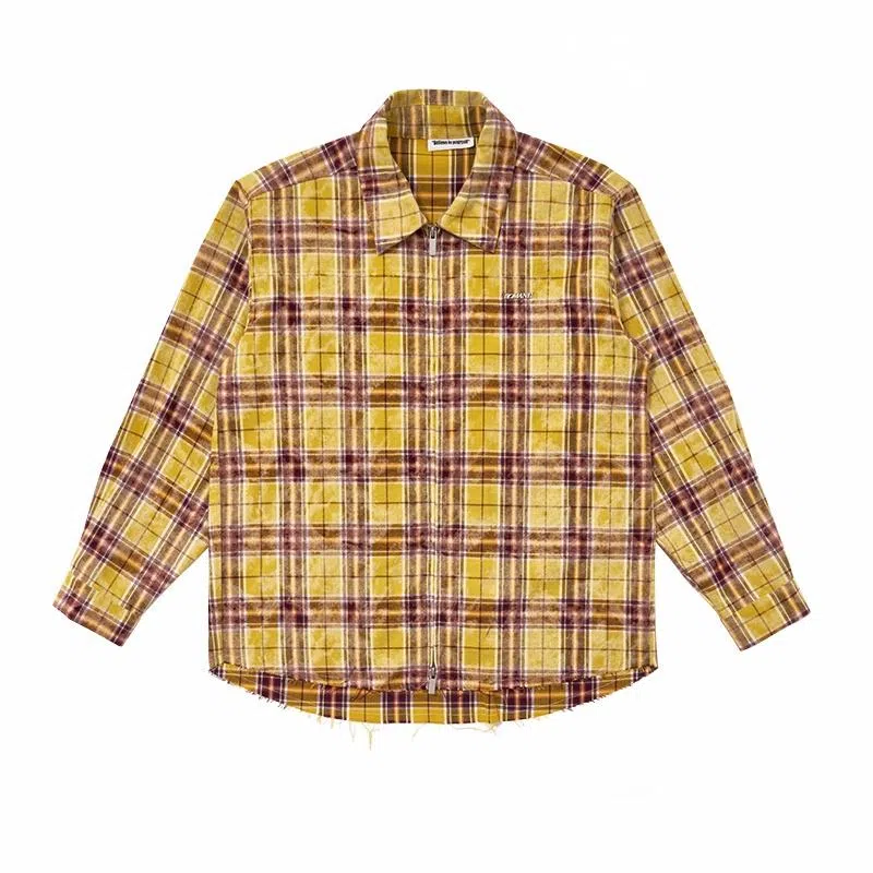 BENMYSHOWER Plaid Jacket