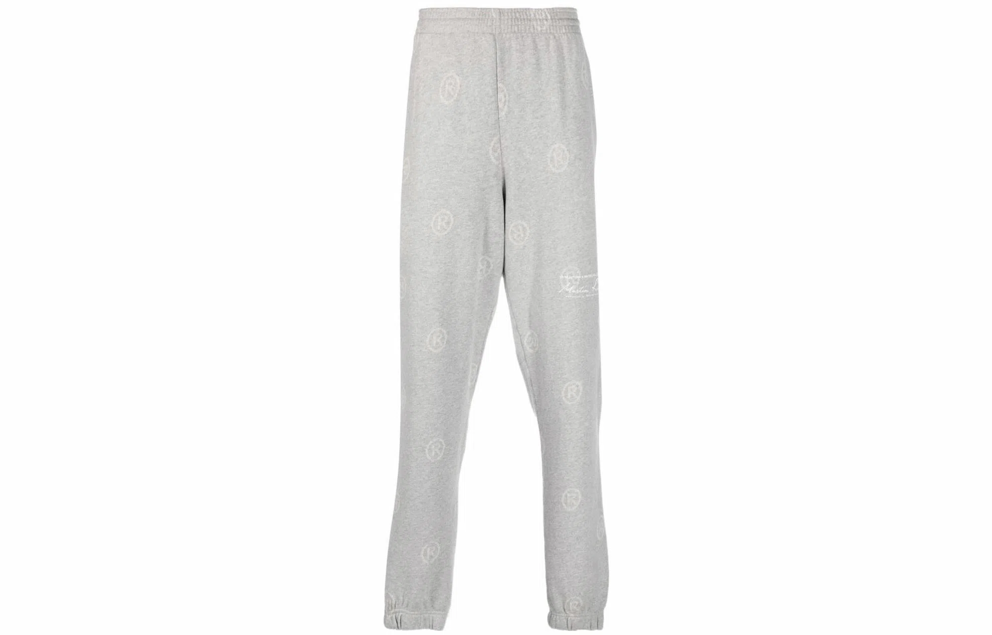 Martine Rose FW22 Logo Joggers Light Grey