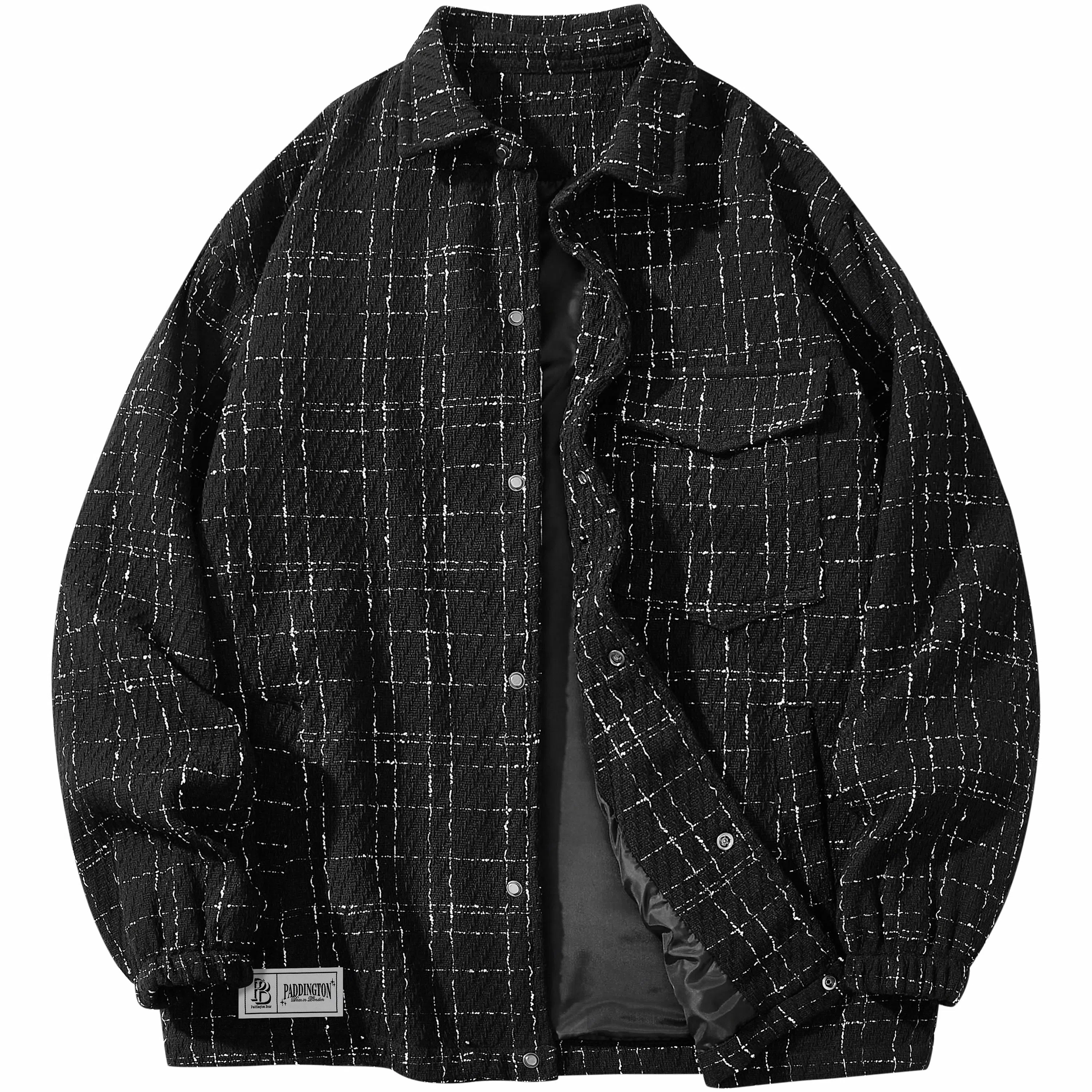 帕丁顿熊 多巴胺扎染小香风复古休闲宽松夹克外套 男女同款