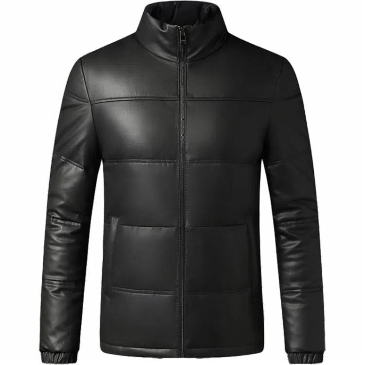 恒源祥 摇粒加绒加厚保暖长袖羽绒服 男款