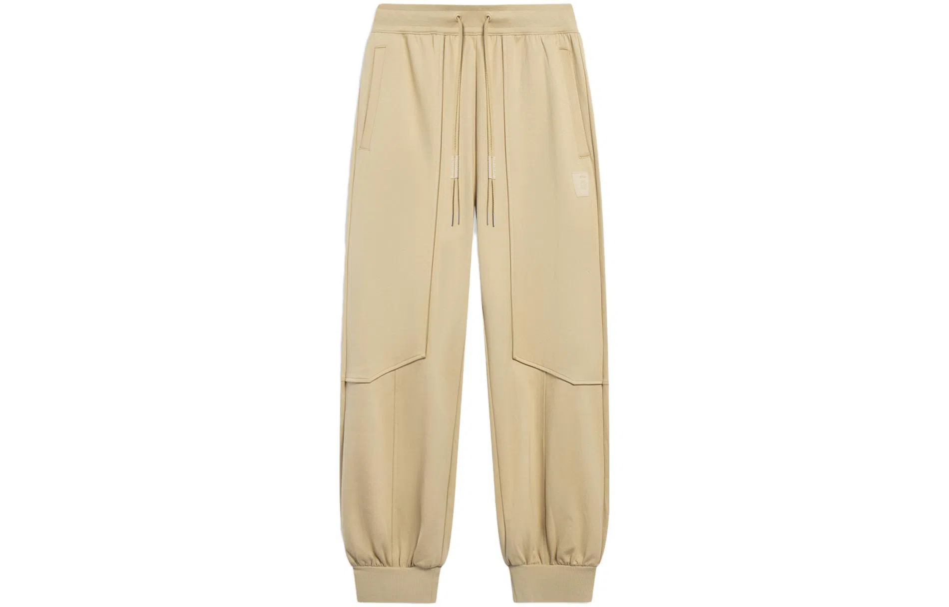 中国李宁 成龙联名功夫系列 休闲宽松束脚针织运动裤 男款 海星褐