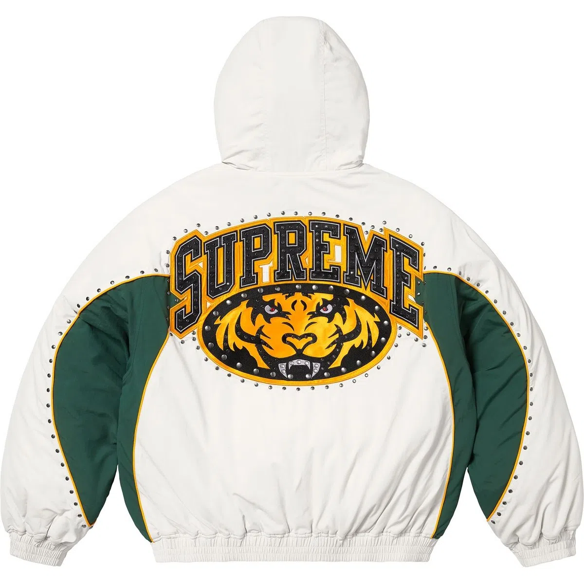 Supreme SS25 Studded Stadium Jacket logo