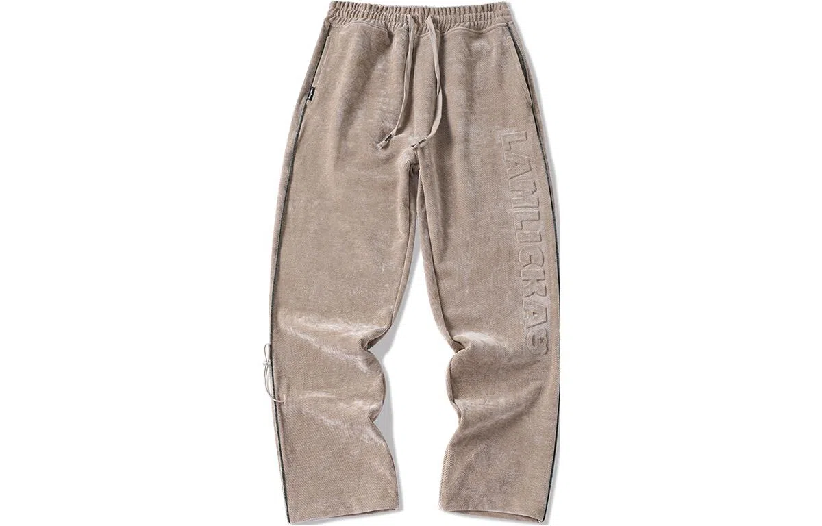 LAMLICKA Wide Leg Pants Khaki