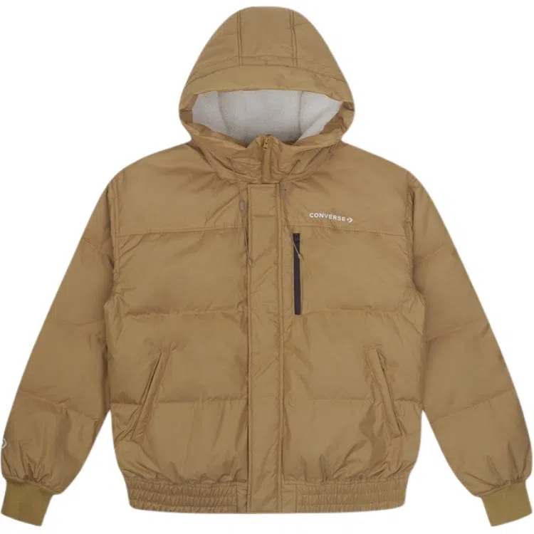 Converse Down Hoodie Brown