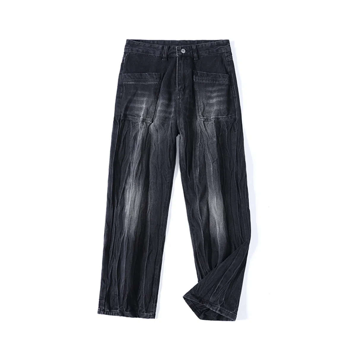EPTISON Retro Loose Jeans Black
