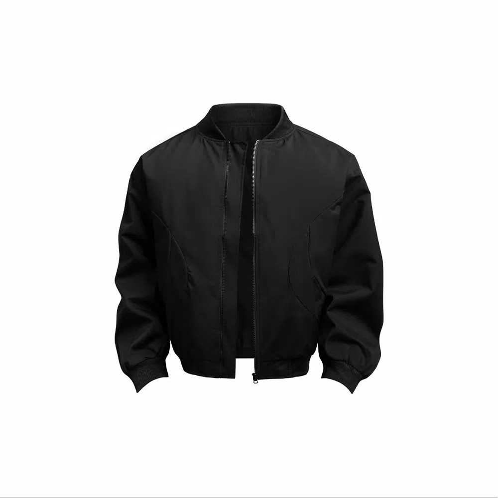 布客行 美式高街老钱风复古百搭飞行员教练立领短款宽松保暖防风防水潮流外套夹克 男女同款