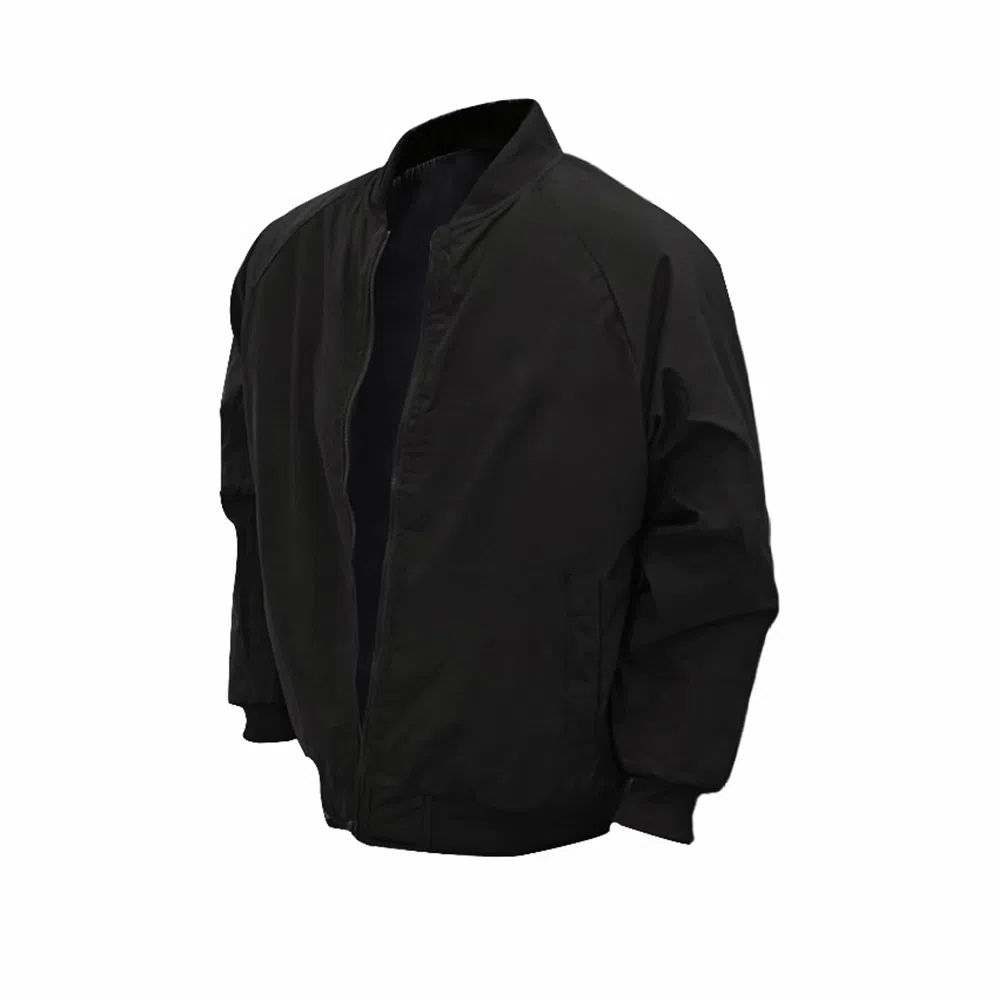 布客行 休闲宽松机车教练落肩风纯色单品夹克 男女同款