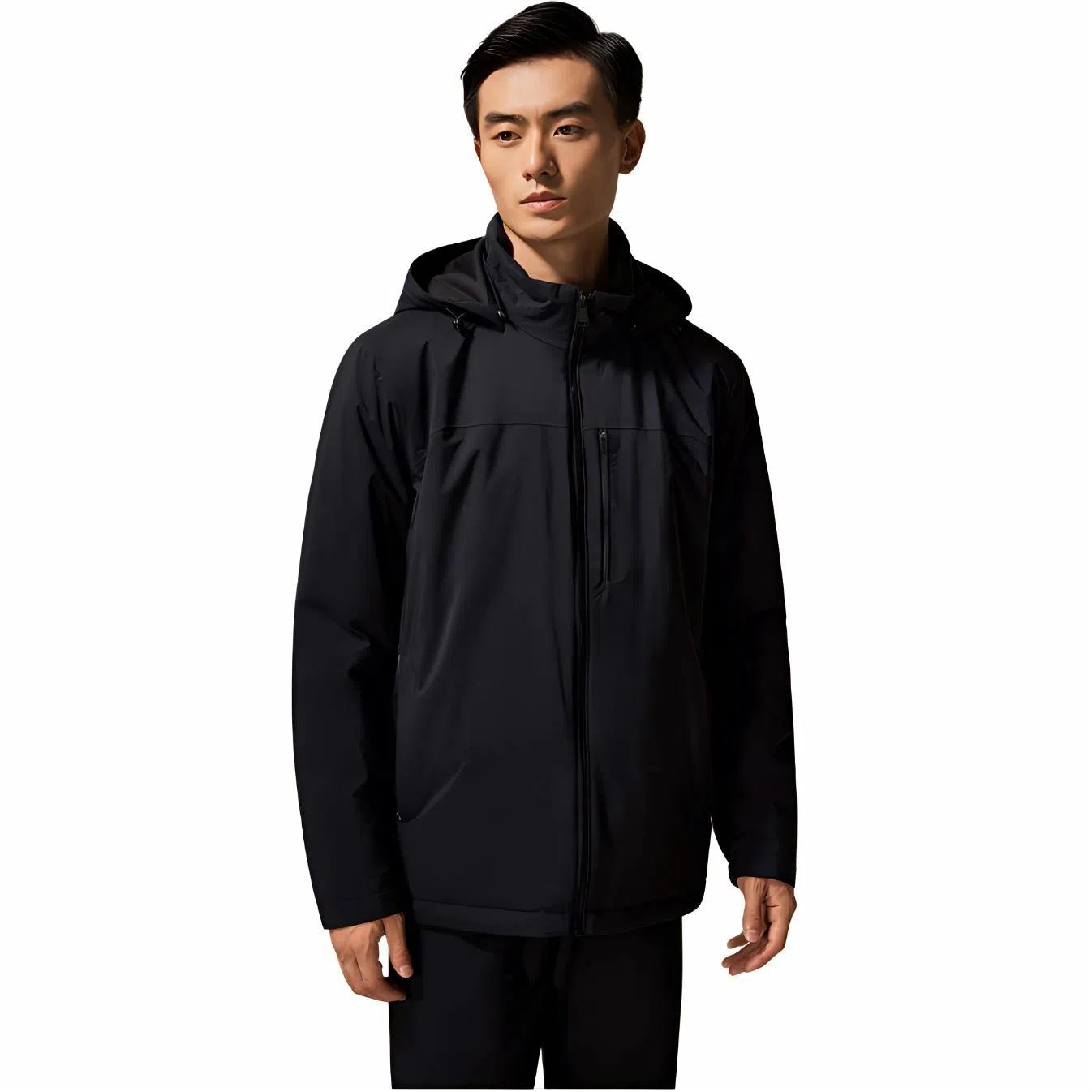 迪柯尼 高智通勤时尚连帽棉服 男款