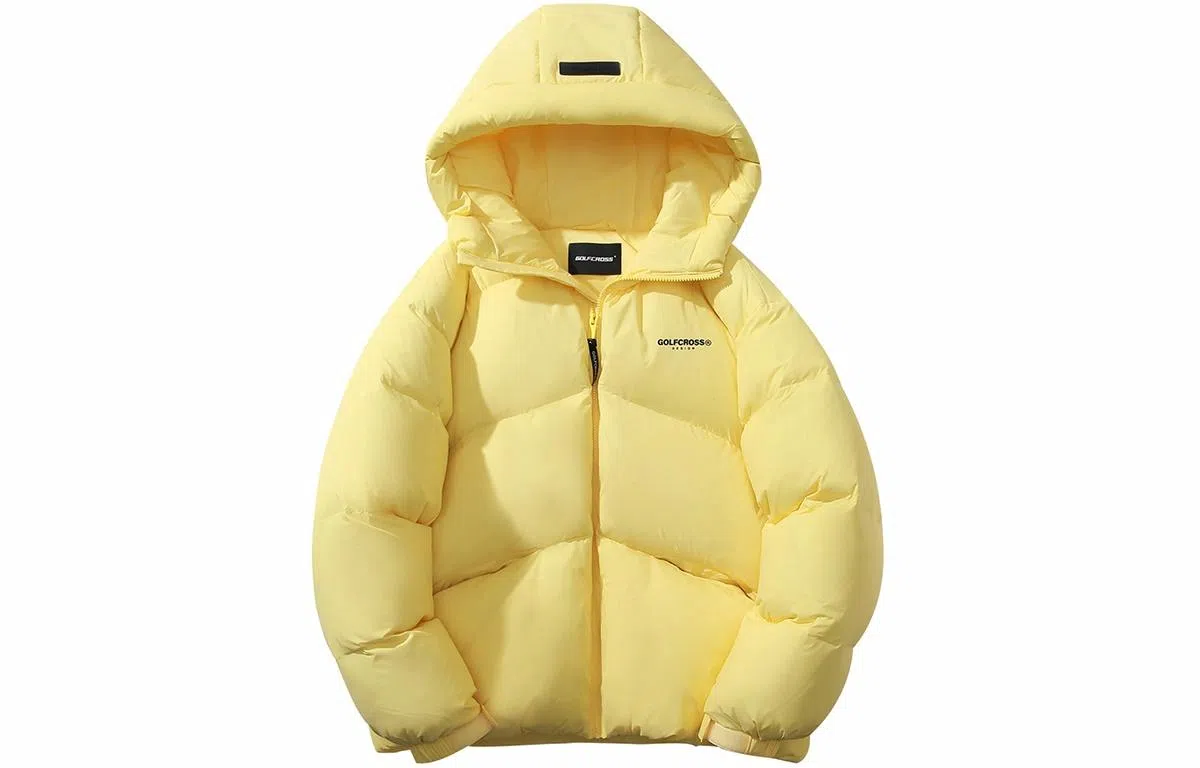GOLFCROSS Morandi Quilted Hoodie Down Jacket