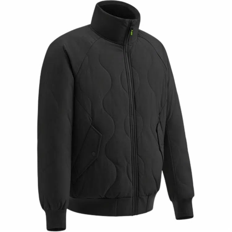 蕉下 立领防风休闲户外运动飞行员棉服 男款 满暮黑