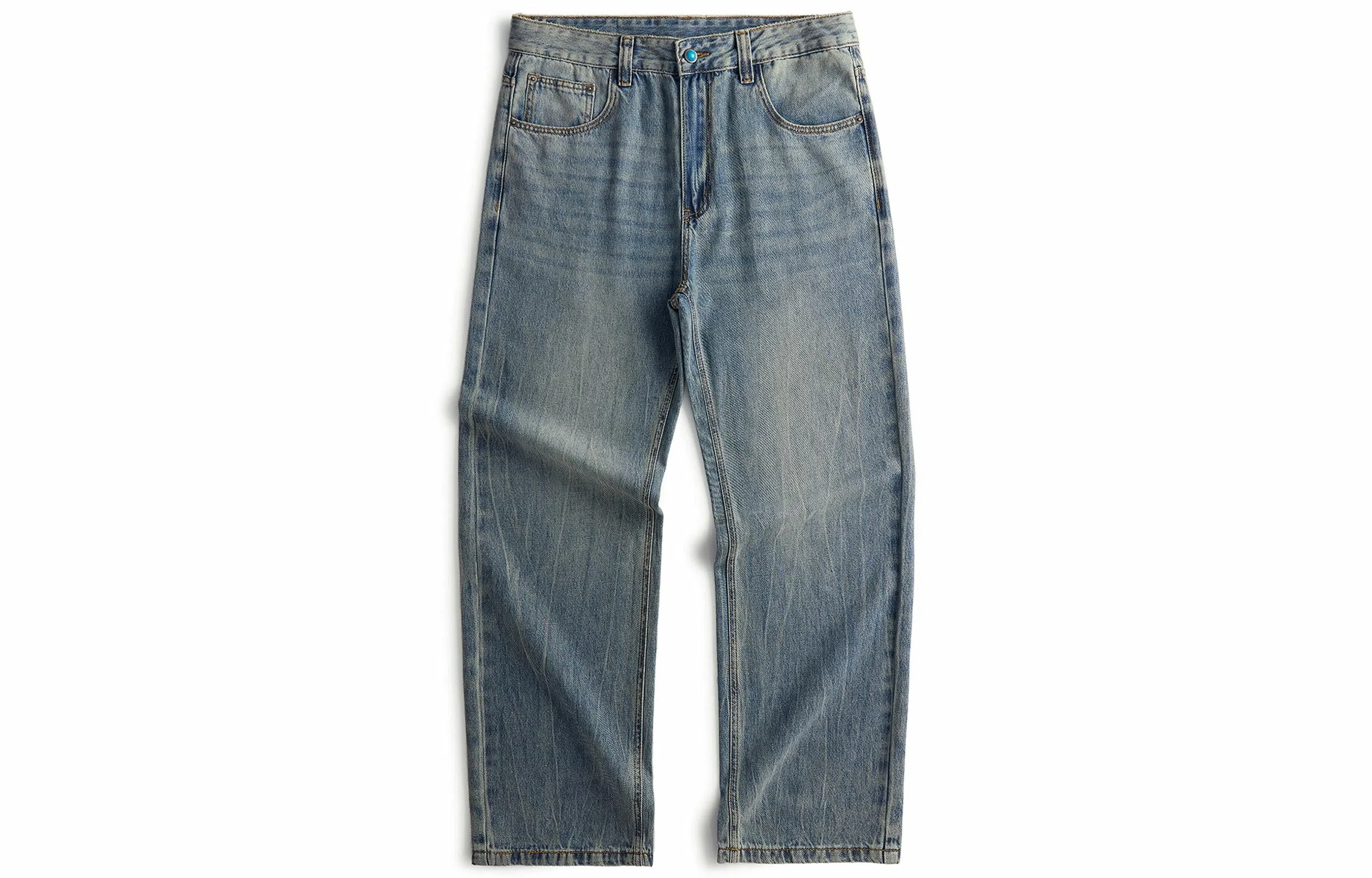FAIRWHALE Straight Jeans Blue