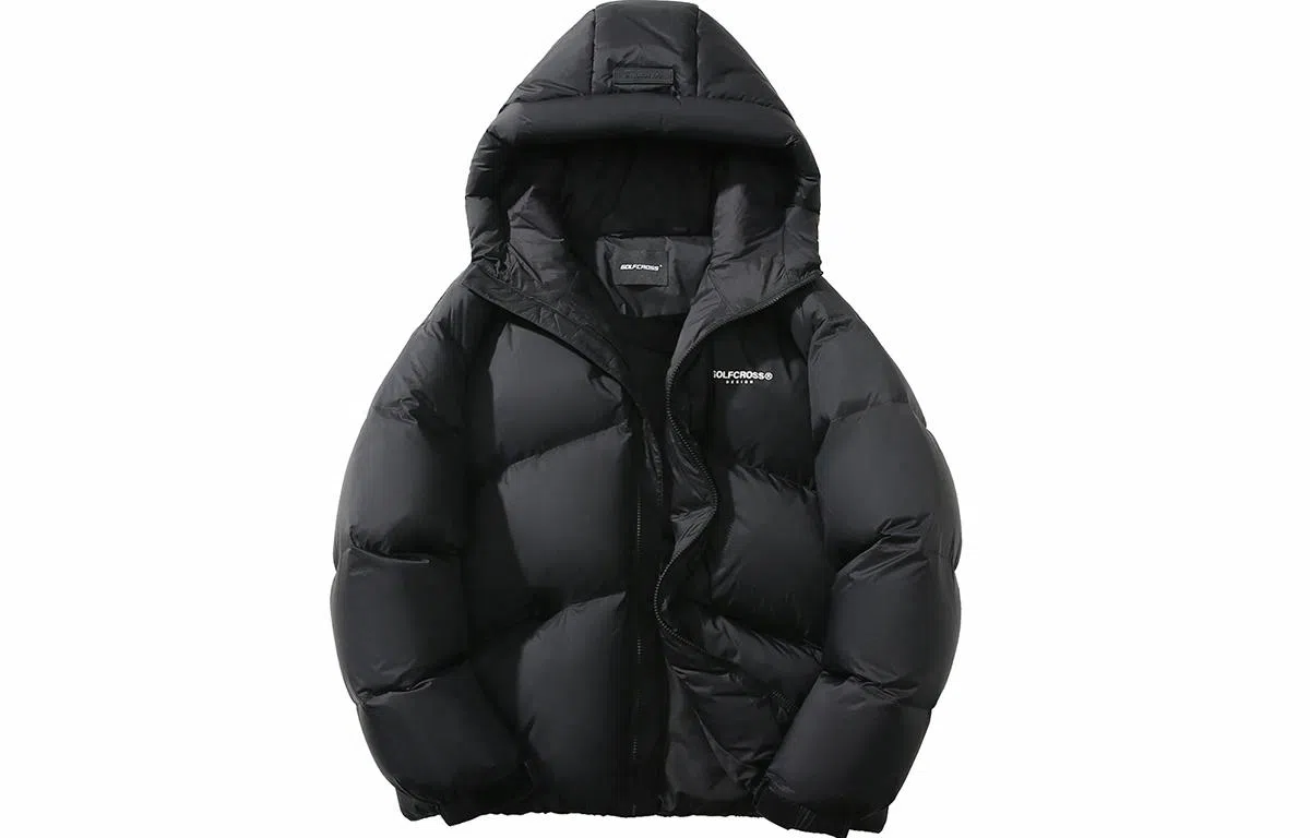 GOLFCROSS Morandi Quilted Hoodie Down Jacket