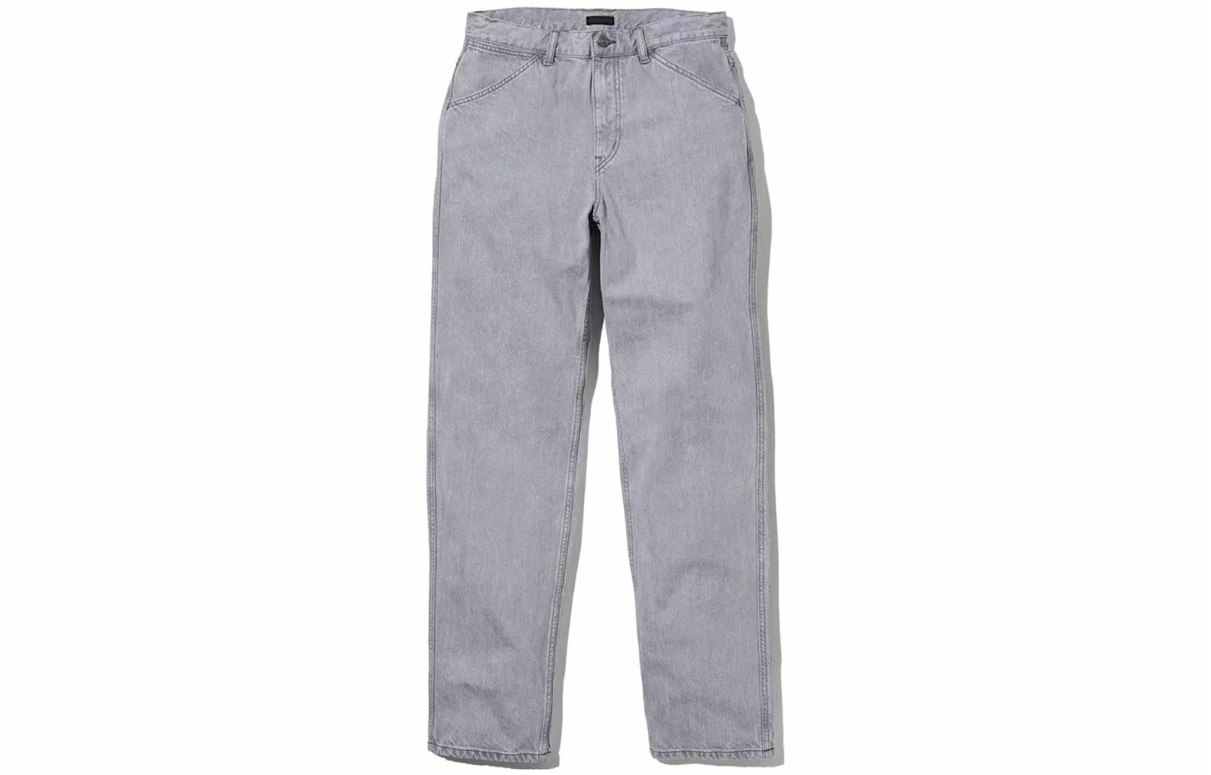 UNIQLO Straight Leg Jeans Light Grey