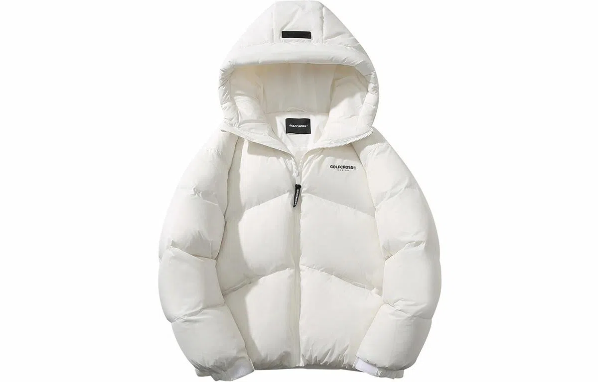 GOLFCROSS Morandi Quilted Hoodie Down Jacket