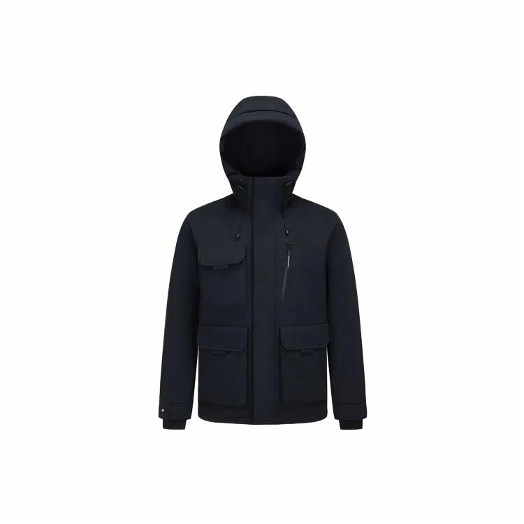 波司登 时尚休闲连帽工装风羽绒服 男款
