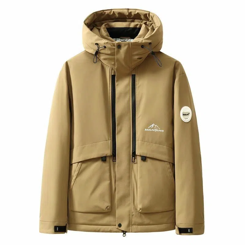 鸭鸭 时尚休闲工装短款百搭羽绒服 男款