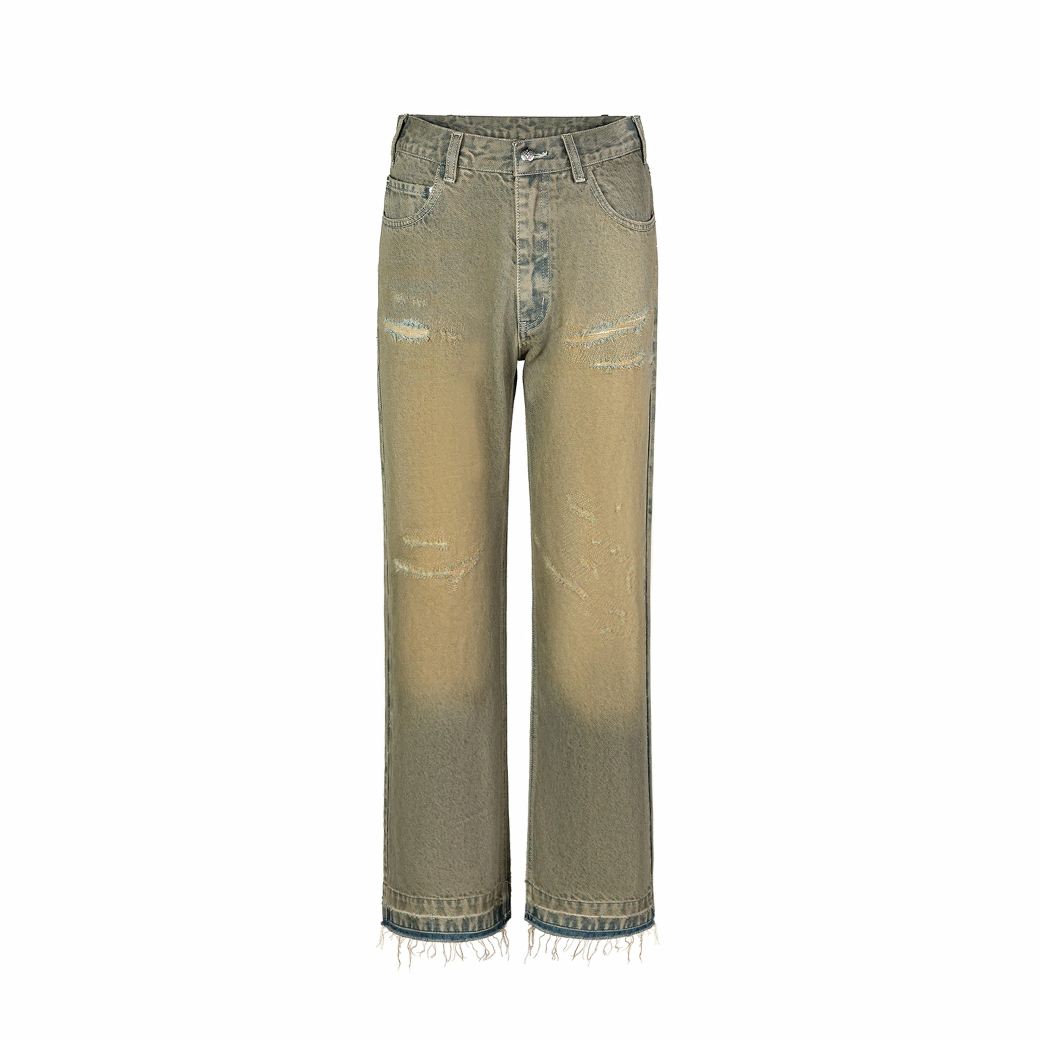 The Last Redemption Vintage Straight Jeans Rust