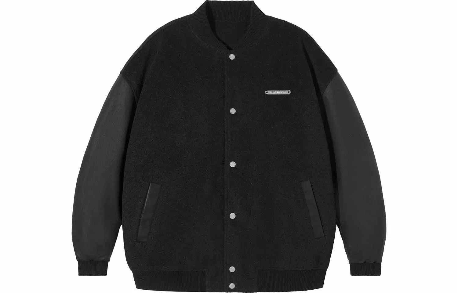 PSO Brand Bomber Jacket Black