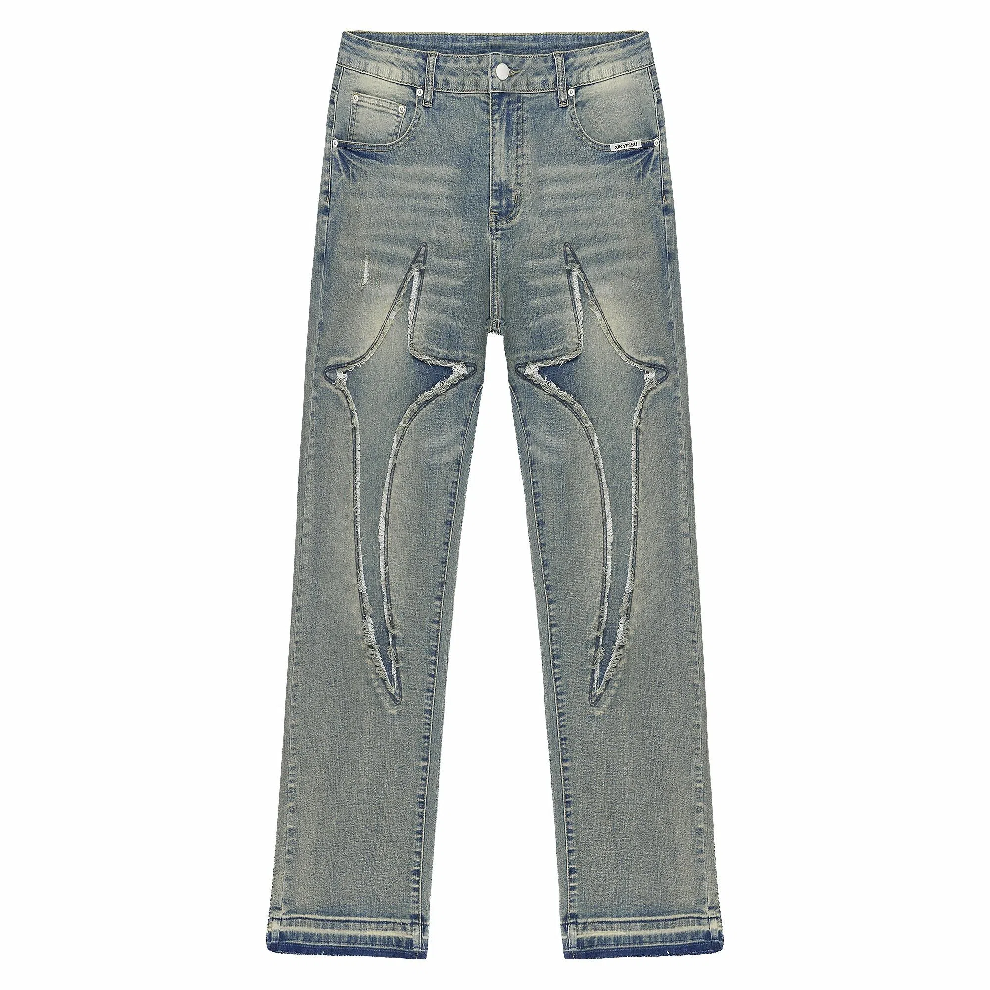 XINYINSU Vintage Straight Jeans