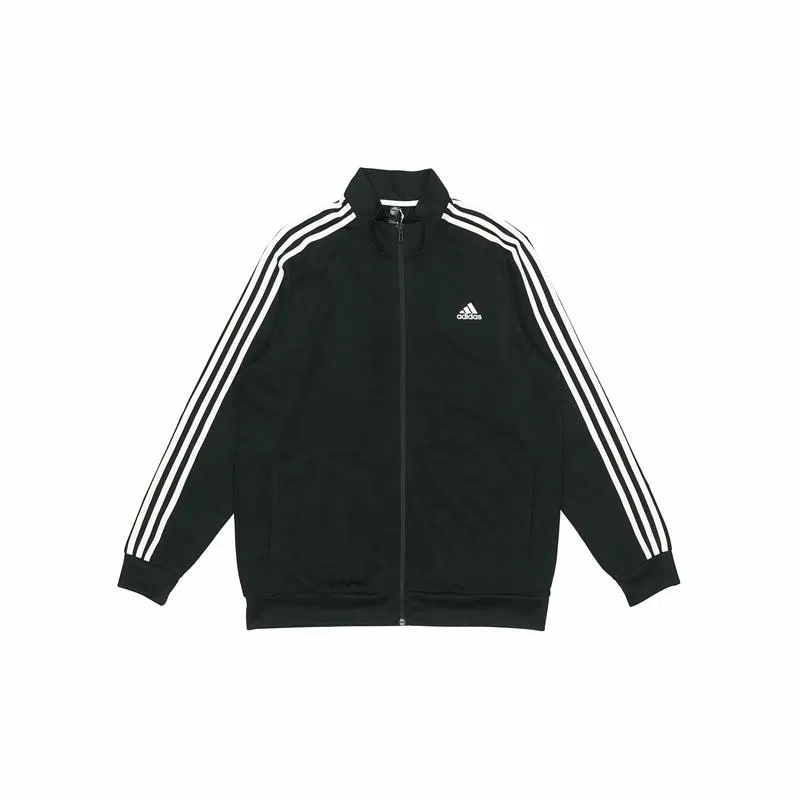 adidas Retro Stripe Logo Jacket Black