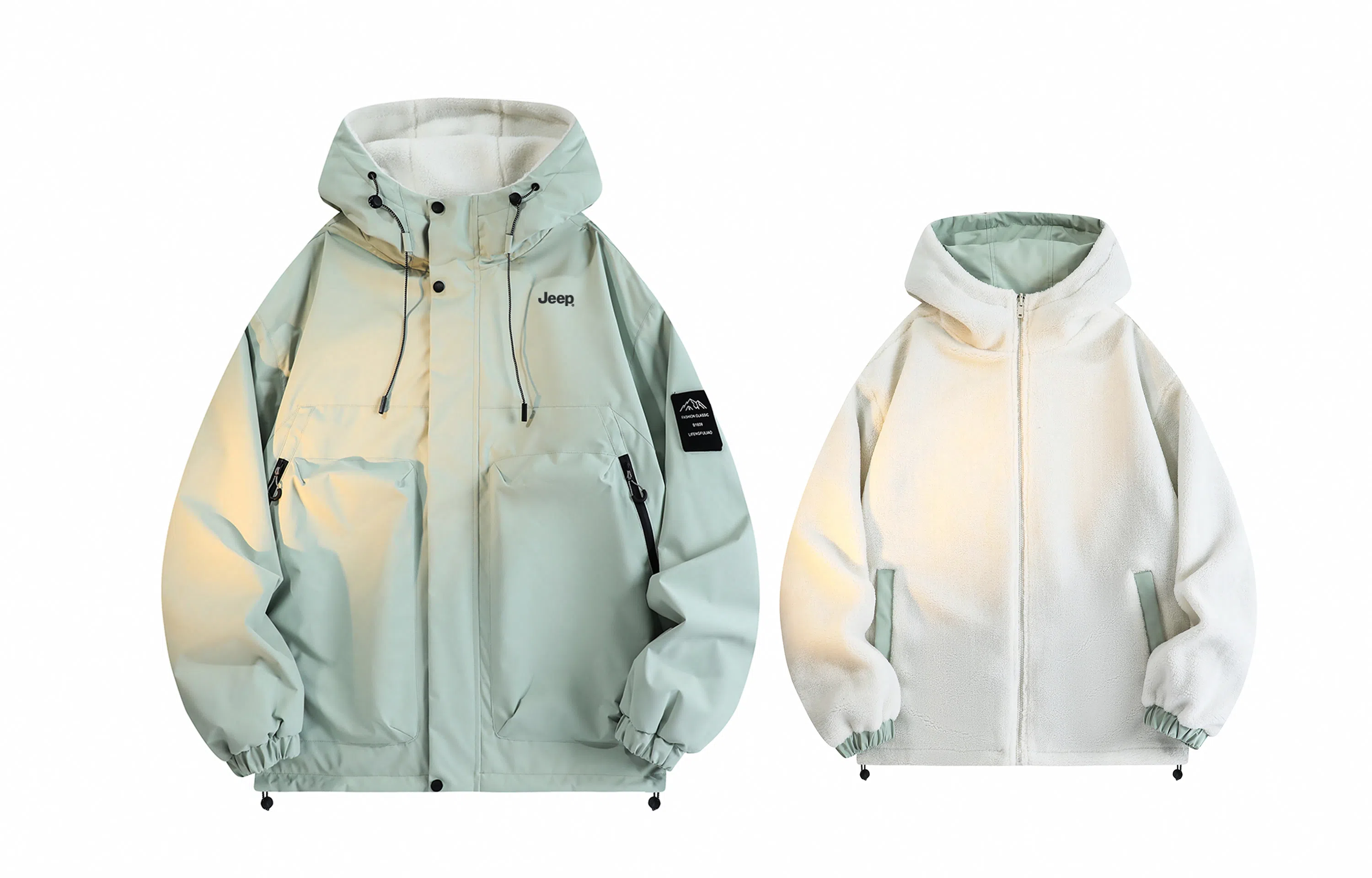 Jeep Hoodie Cotton Jacket Men