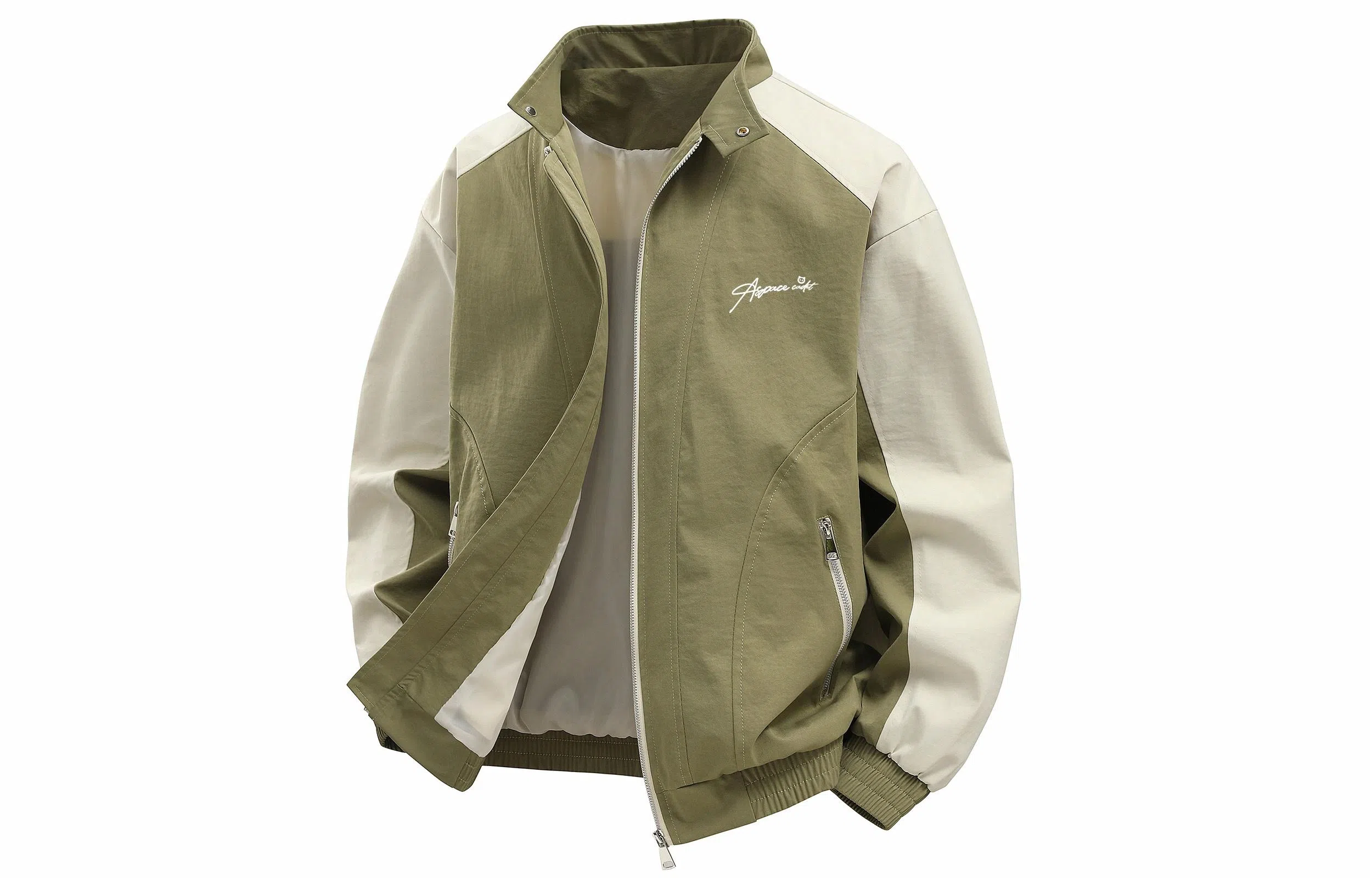 王者荣耀 鲁班七号星空梦想款美式复古拼接撞色立领花体字母防风户外工装宽松休闲耐磨机能风通勤教练百搭夹克外套 男女同款