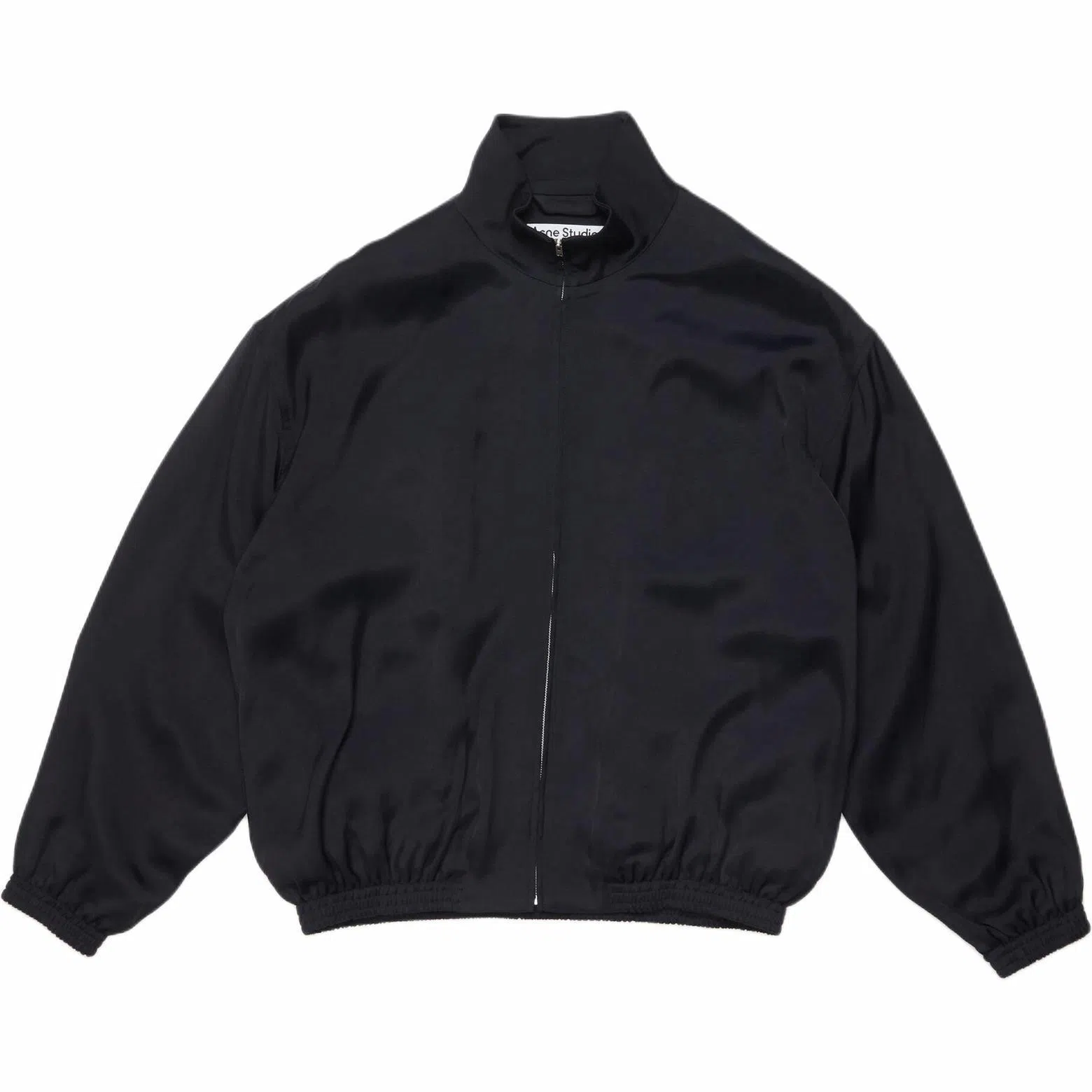 Acne Studios FW24 Zip-Up Logo Jacket Navy