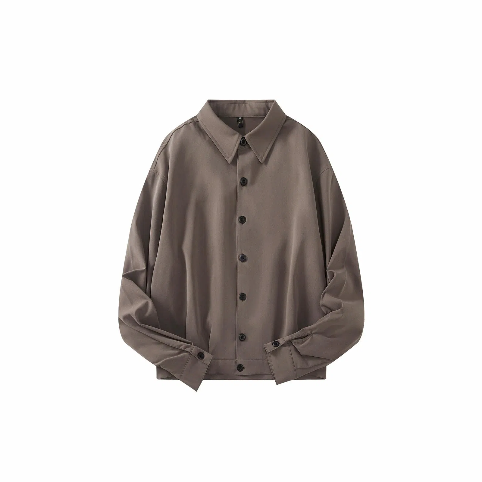 SHANTREE Solid Color Casual Jacket