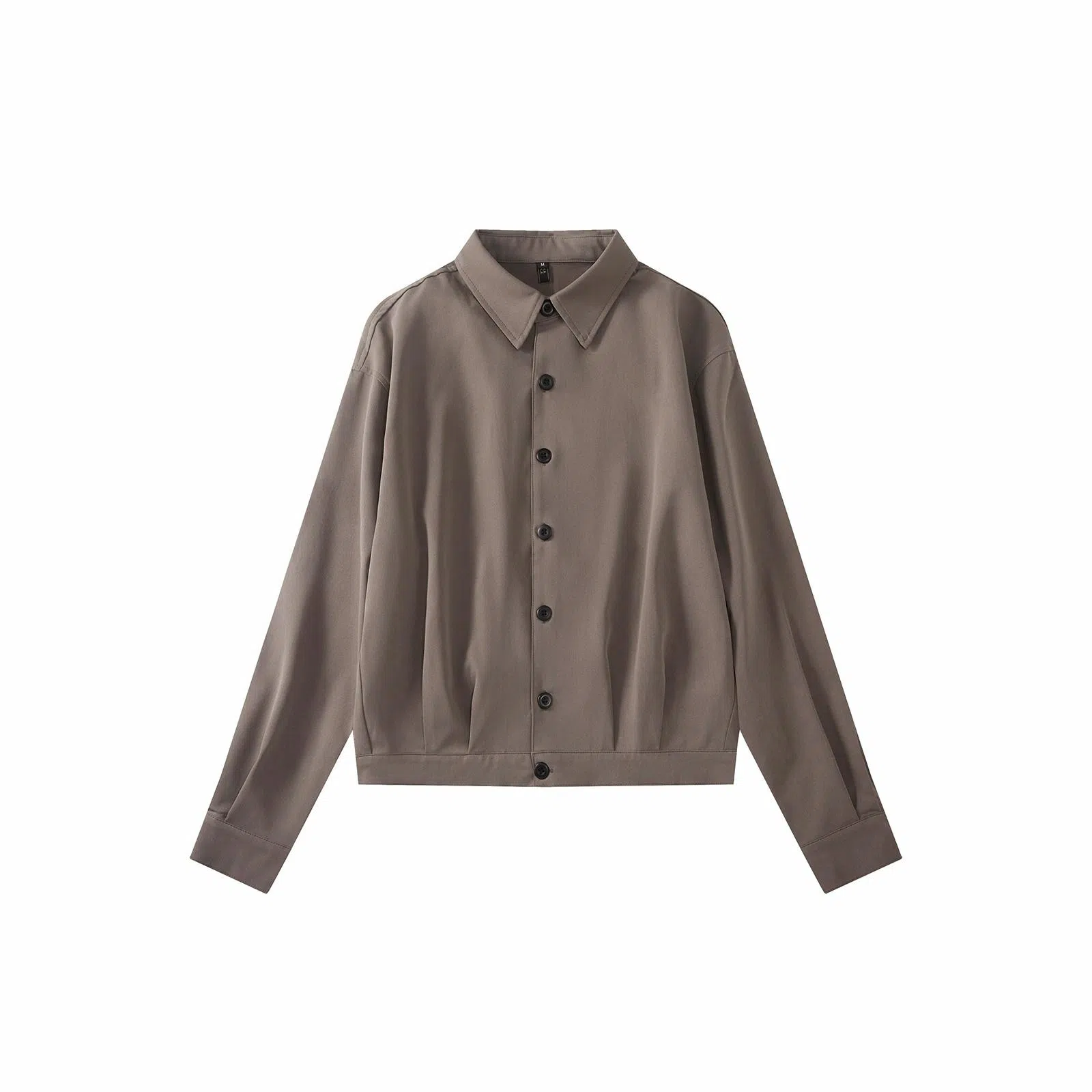 我是大卫 美式潮牌复古风翻领宽松短款小众高级感休闲百搭夹克外套 通用