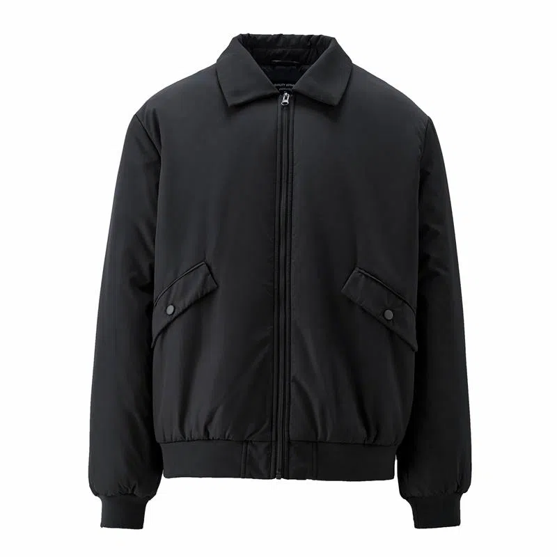 佐丹奴 夹棉保暖工装口袋翻领梭织棉衣外套棉服 男款